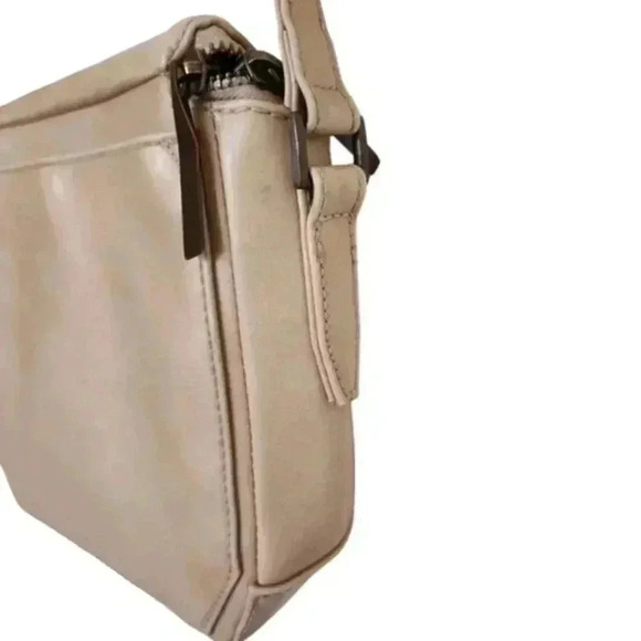 Matt & Nat Moxy Bag Crossbody Purse Adjustable Strap Faux Leather Beige Women - Picture 5 of 16